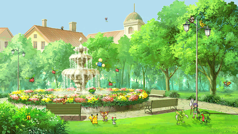 pokémon fountain